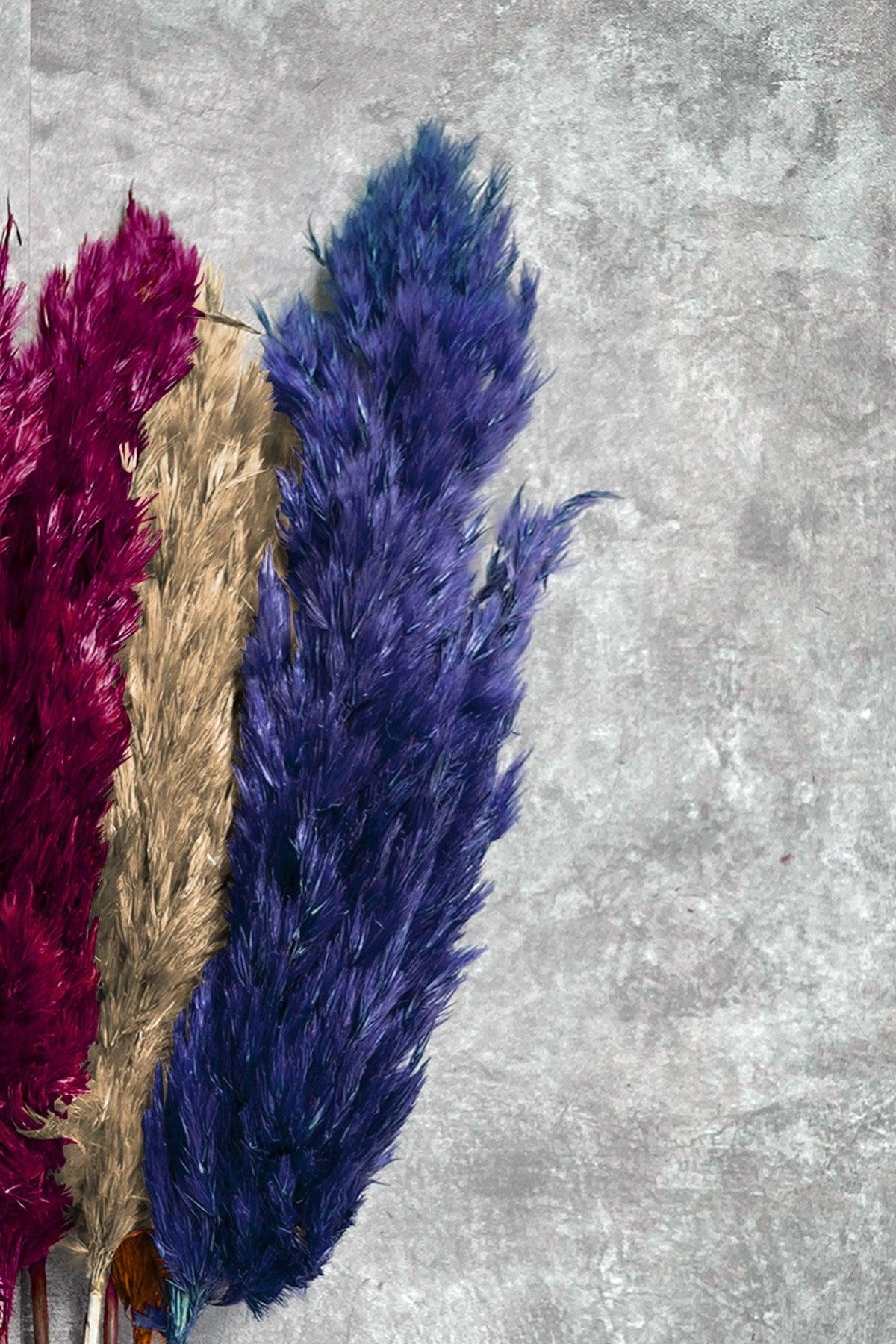 Shocked Autumn Model Colorful Pampas Bundle 10 Pcs - Swordslife