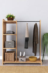 Style Coat Rack Standing Clothes Hanger And Garment Hanger Clothes Cabinet - Atlantik Pine - Swordslife