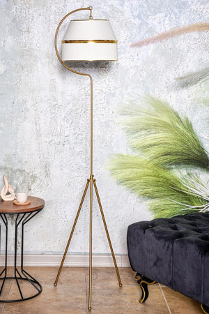 Sucette Floor Lamp White - Gold Lmbd-62 - Swordslife