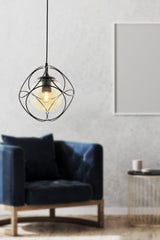 Suna Single Black-honey Glass Chandelier - Swordslife