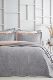 Sundae Double Bedspread Set - Anthracite - Swordslife