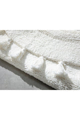 Sunrise Cotton Bath Mat 90x90 Cm Ecru - Swordslife