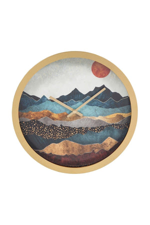 Sunset Wall Clock 30 Cm - Swordslife