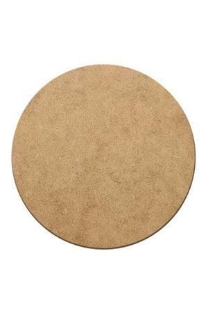 Supla Plate 12 Pieces 3 Mm Raw Mdf 33 Cm Diameter Round Serving Subplate - Swordslife