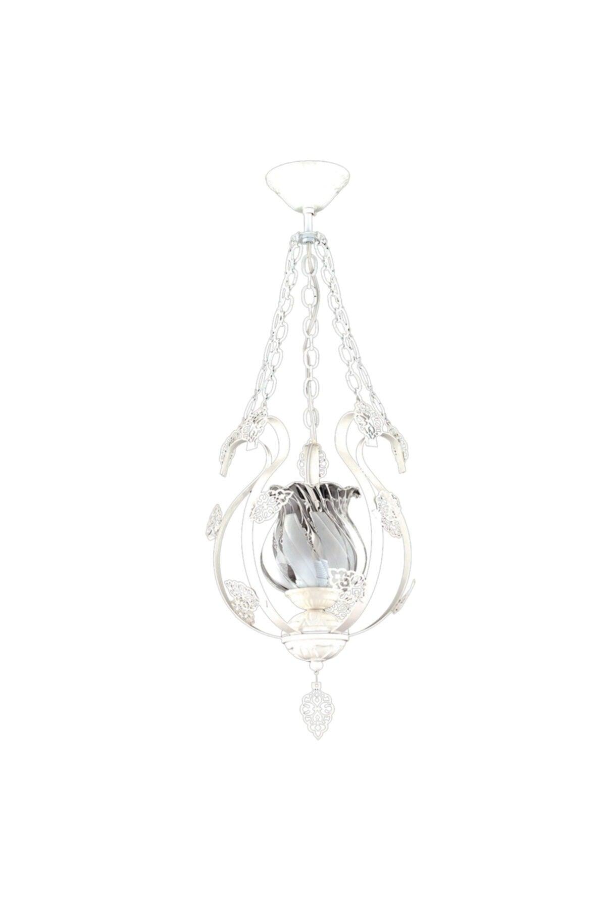 Swan White Color Single Chandelier - Swordslife