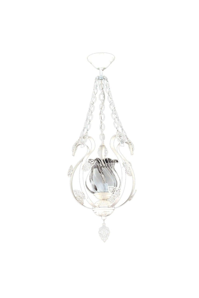Swan White Color Single Chandelier - Swordslife