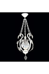 Swan White Color Single Chandelier - Swordslife