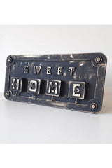 Sweet Home Themed Handmade Tumbled Wood