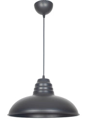 Sidney Large (32 CM DIA) Retro Rustic Model Modern Metal Black Color Pendant Lamp Cafe - Kitchen Single Chandelier - Swordslife
