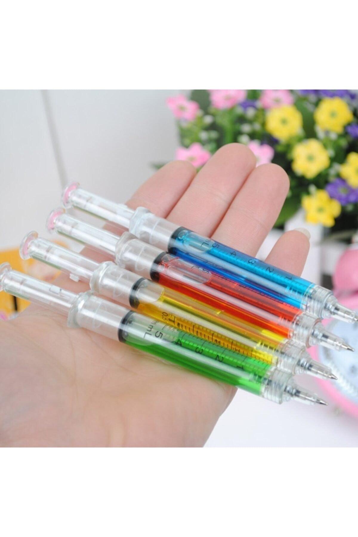 Syringe Model Ballpoint Pen Set of 4
