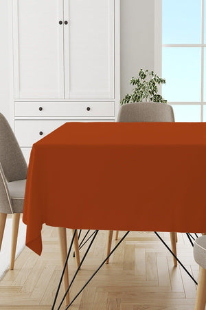 Cinnamon Plain Table Cloth Thai Feather Velvet Stain Resistant Washable Woven Fabric Plain Solid Color Mso020 - Swordslife