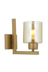 Tasse Antique Painted Wall Lamp Honey Glass Modern Wall Lamp For Bedroom-Bed Headboard-Bathroom - Swordslife