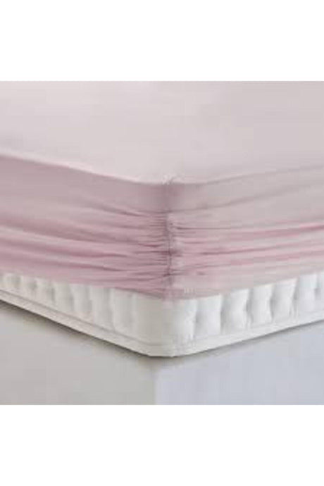 Single Ranfors Elastic Bed Sheet Pink - Swordslife