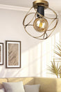 Thessaloniki Single Tumbled Ceiling Mount Chandelier - Swordslife