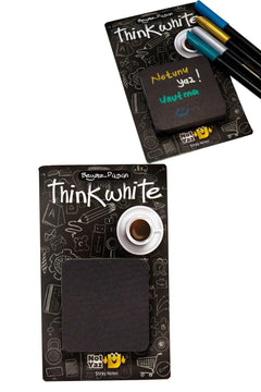 Black and White Adhesive Notepad Set
