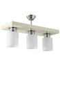 Triple Modern Sport Model Rectangle Tray Cream Chandelier - Swordslife