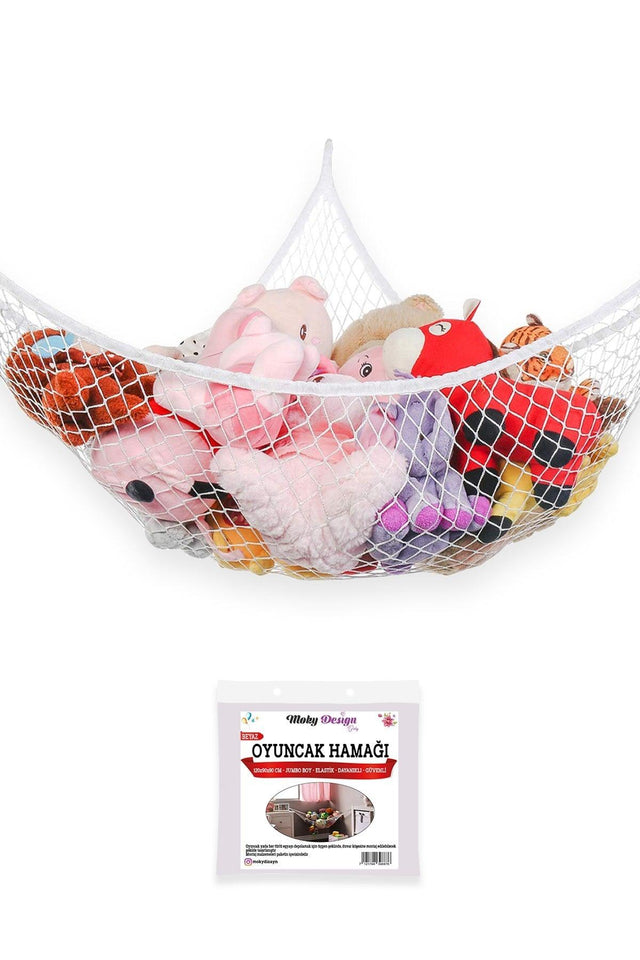 Toy Basket, Mesh Hammock Instead of Toy Storage Box, Baby Kids Room Organizer - Swordslife