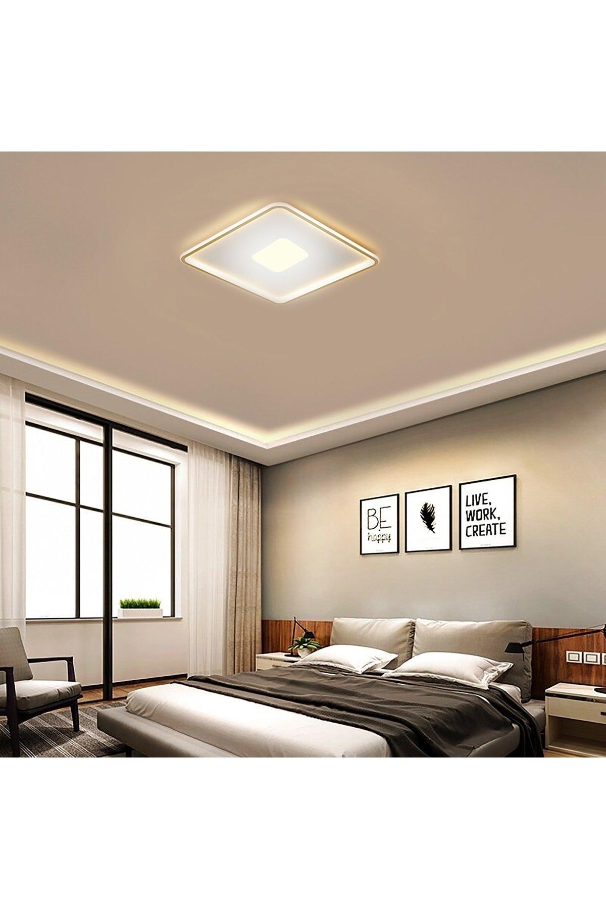 Tra54100k Eco 40*40 Cm Led Chandelier Plafonyer Basis - Light Color 6500k Cold White - Swordslife