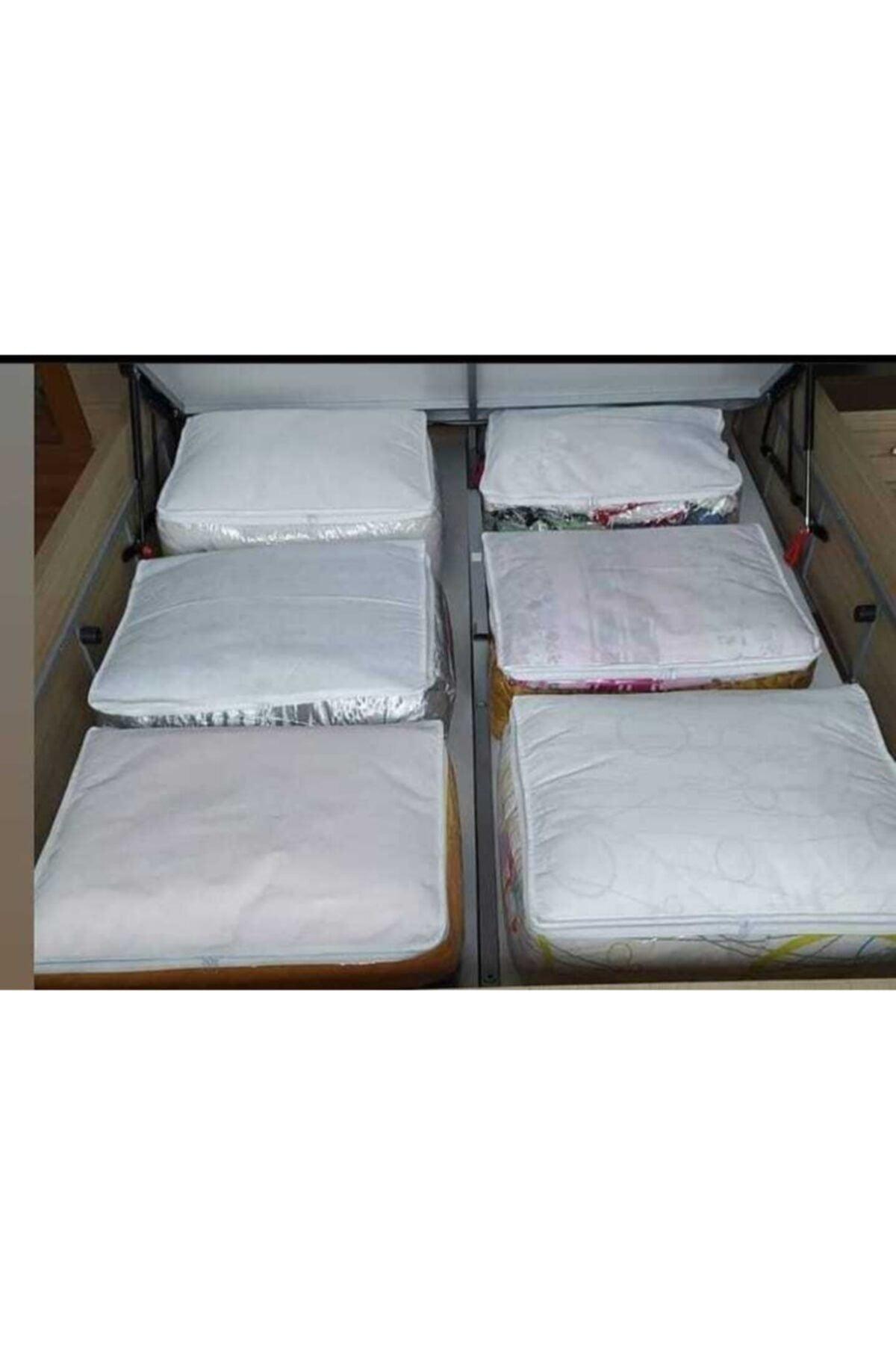 Transparent Fiber Quilt Pillow Clothes Storage - Swordslife