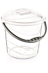 Transparent Lid Water Bucket 10 Liter