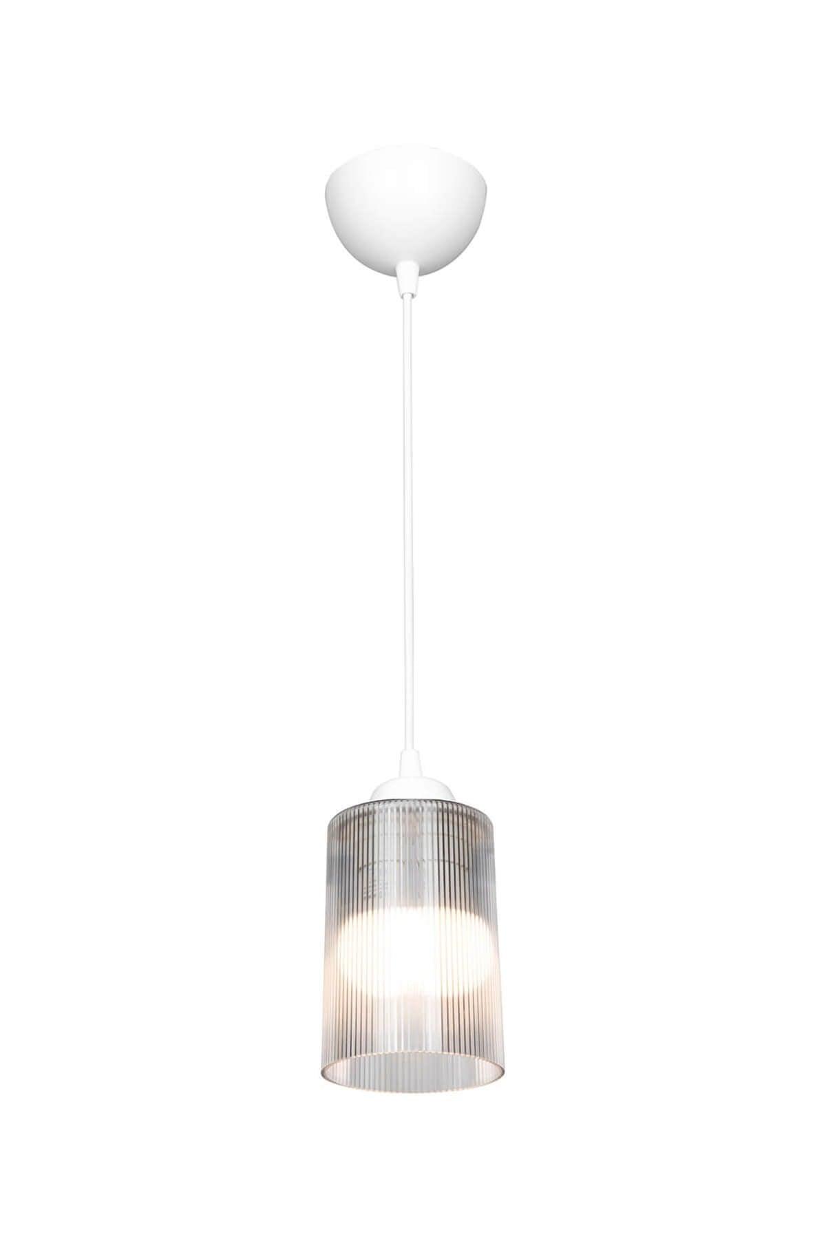 Transparent Optical Promo Pendant Lamp - Double Bulb Look Glass - Swordslife