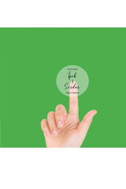 Transparent Sticker Engagement Tag Engagement Henna Wedding