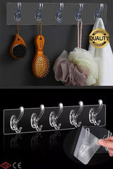 Transparent Strong Self Adhesive Door And Wall Hanger - Swordslife