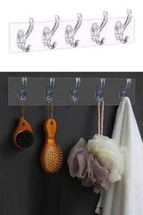 Transparent Strong Self Adhesive Door And Wall Hanger - Swordslife