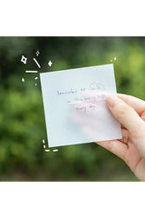 Transparent/transparent Adhesive Notepad 50 Sheets