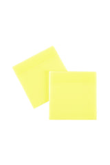 Transparent Yellow Sticky Note Paper 75x75mm 50