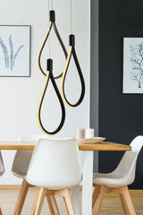 Trend 3rd Three Color Led Black Chandelier - Swordslife