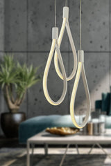 Trend 3rd Three Color Led White Chandelier - Swordslife