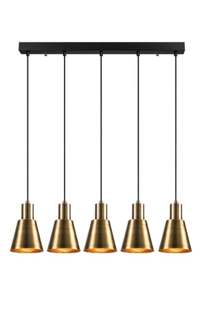 Trend Special Design Modern Sport Retro 5 Line Tumbled Pendant Lamp Chandelier - Swordslife