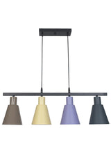 Trend Modern Metal Plaster Mix B Coffee Pendant Lamp Cafe -dining Table Top -living 4 Piece Chandelier - Swordslife