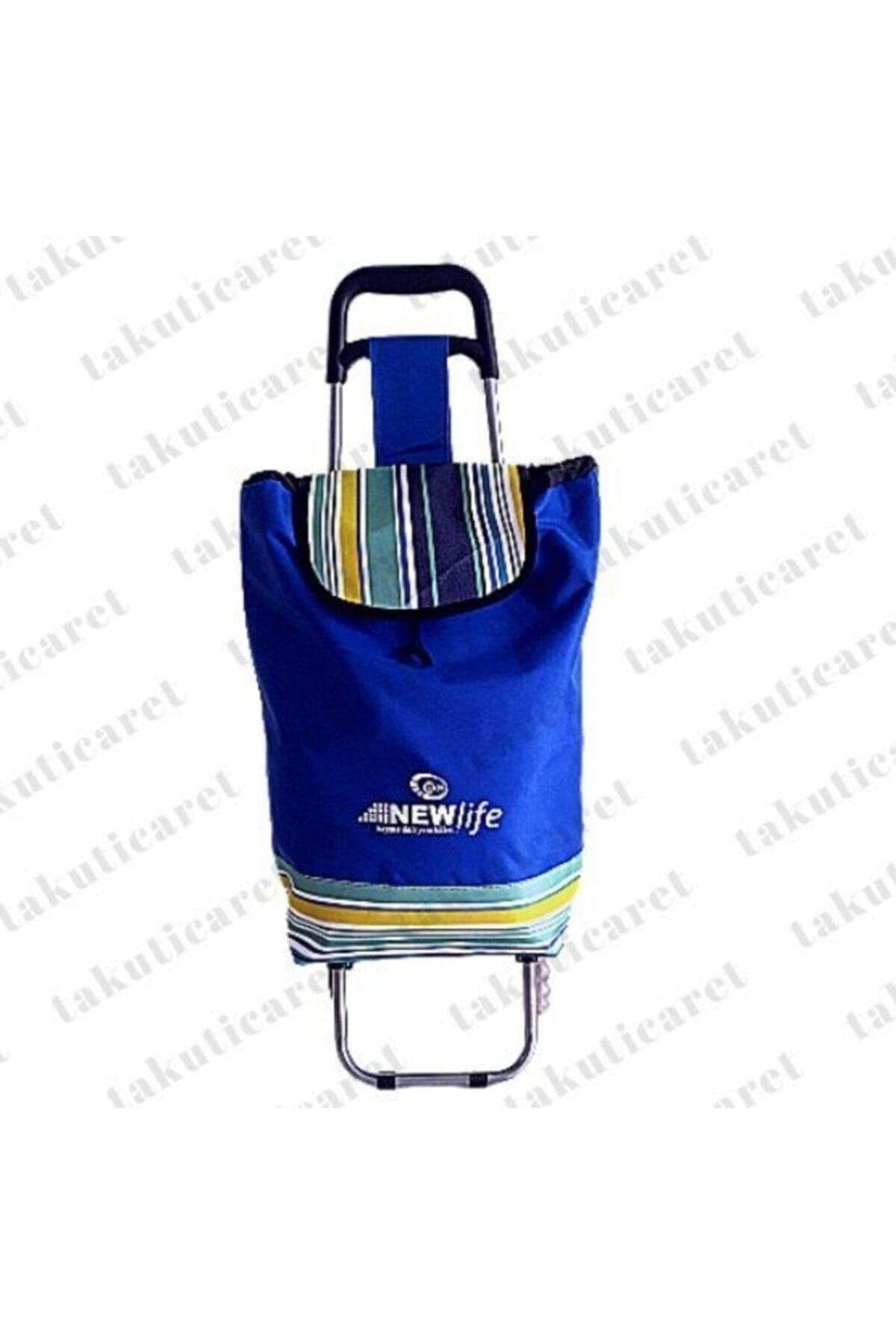 Trent Newlife Shopping Trolley With Bag Compartment Vertical Handle - Swordslife