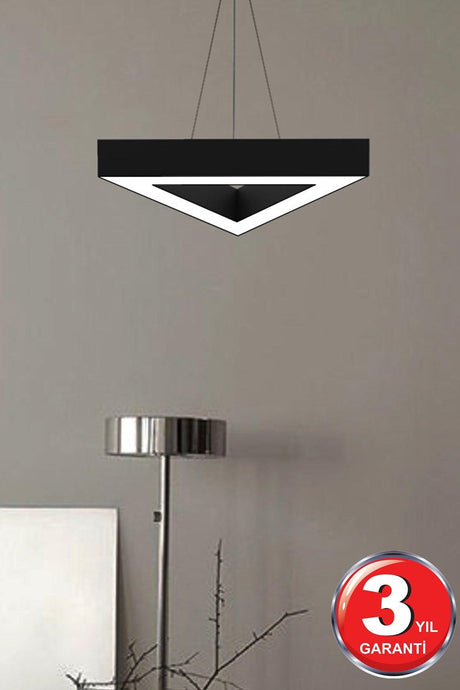 Trian (Black Case, Daylight) Led Modern Led Chandelier - Swordslife