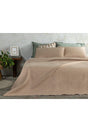 Triangle Multi-Purpose King Size Bedspread Set 240x220 Cm Beige - Swordslife