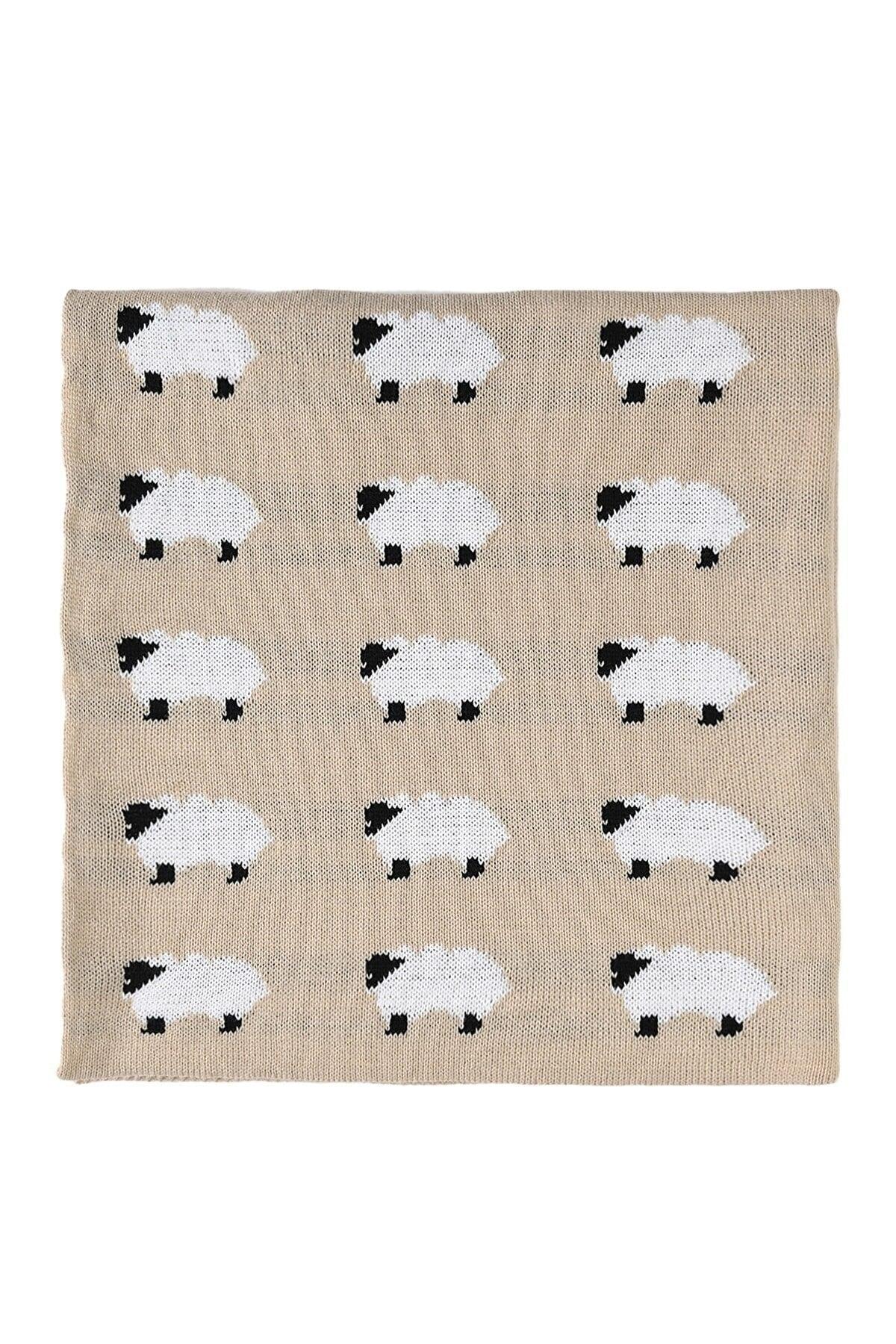 Knitwear Baby Blanket Sheepskin 80x80 Cm Emka Giyim - Swordslife