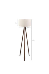 Tripod Cream Color Headed Decorative Floor Lamp - Swordslife