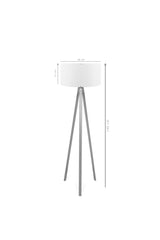 Tripod Floor Lamp with Walnut Leg Top Hat Ayd-2210 - Swordslife