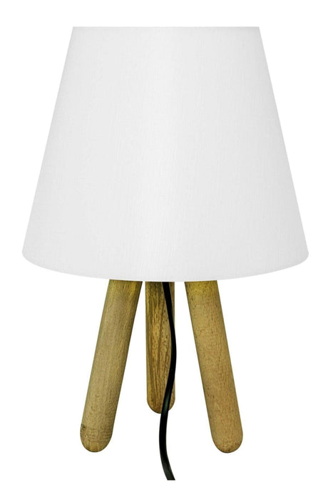 Tripod Lampshade Table Lamp White - Swordslife