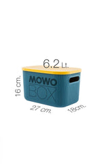 Trove Set of 8 (green) Box with Lid, Storage Box 13.4 - 6.2 - 6.8 - 3.2 Liter - Swordslife