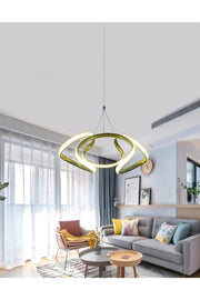 Tulip Pendant Lamp Gold Color Led Chandelier Daylight Modern Led Chandelier - Swordslife