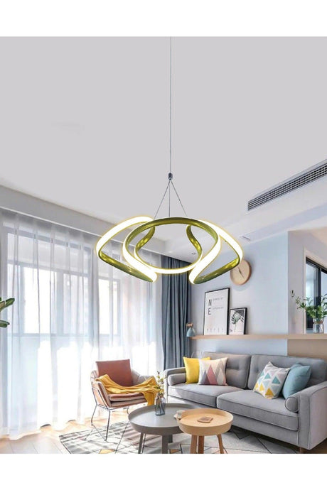 Tulip Pendant Lamp Gold Color Led Chandelier Daylight Modern Led Chandelier - Swordslife