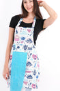 Tulipa Towel Kitchen Apron Models Turquoise - Swordslife