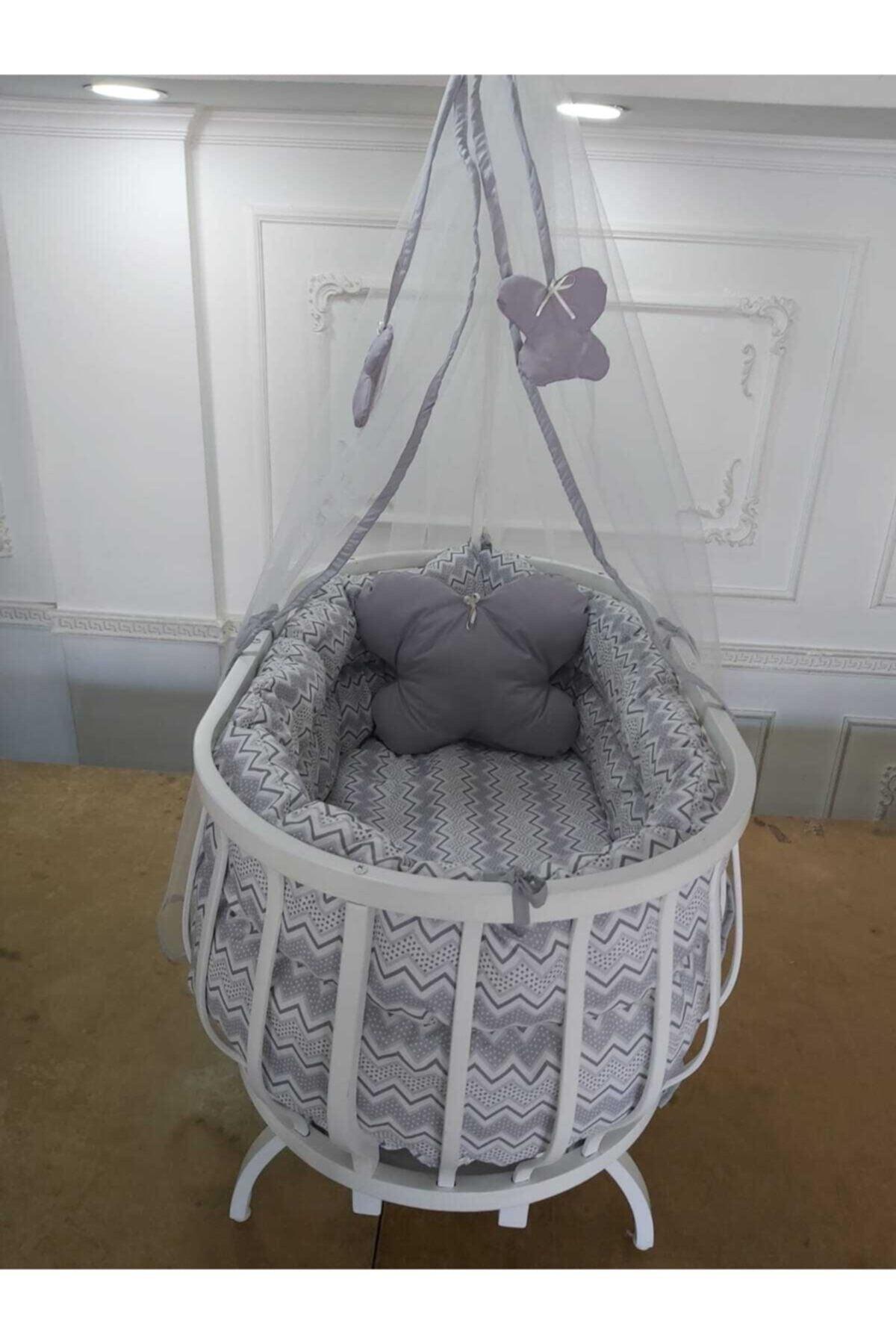 All Basket Cribs Compatible Gray Sleeping Set (crib, mattress not included) - Swordslife