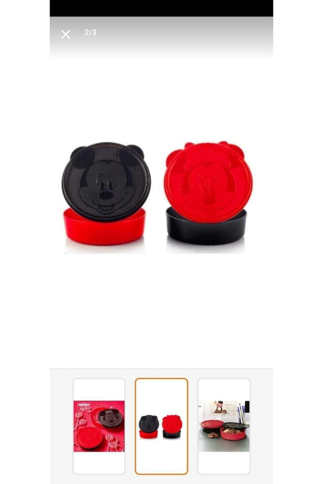 Tupperware Minnie-mickey Set of 2 - Swordslife