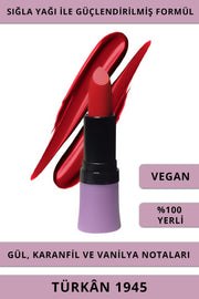 Türkân 1945 Matte Red Vegan Lipstick