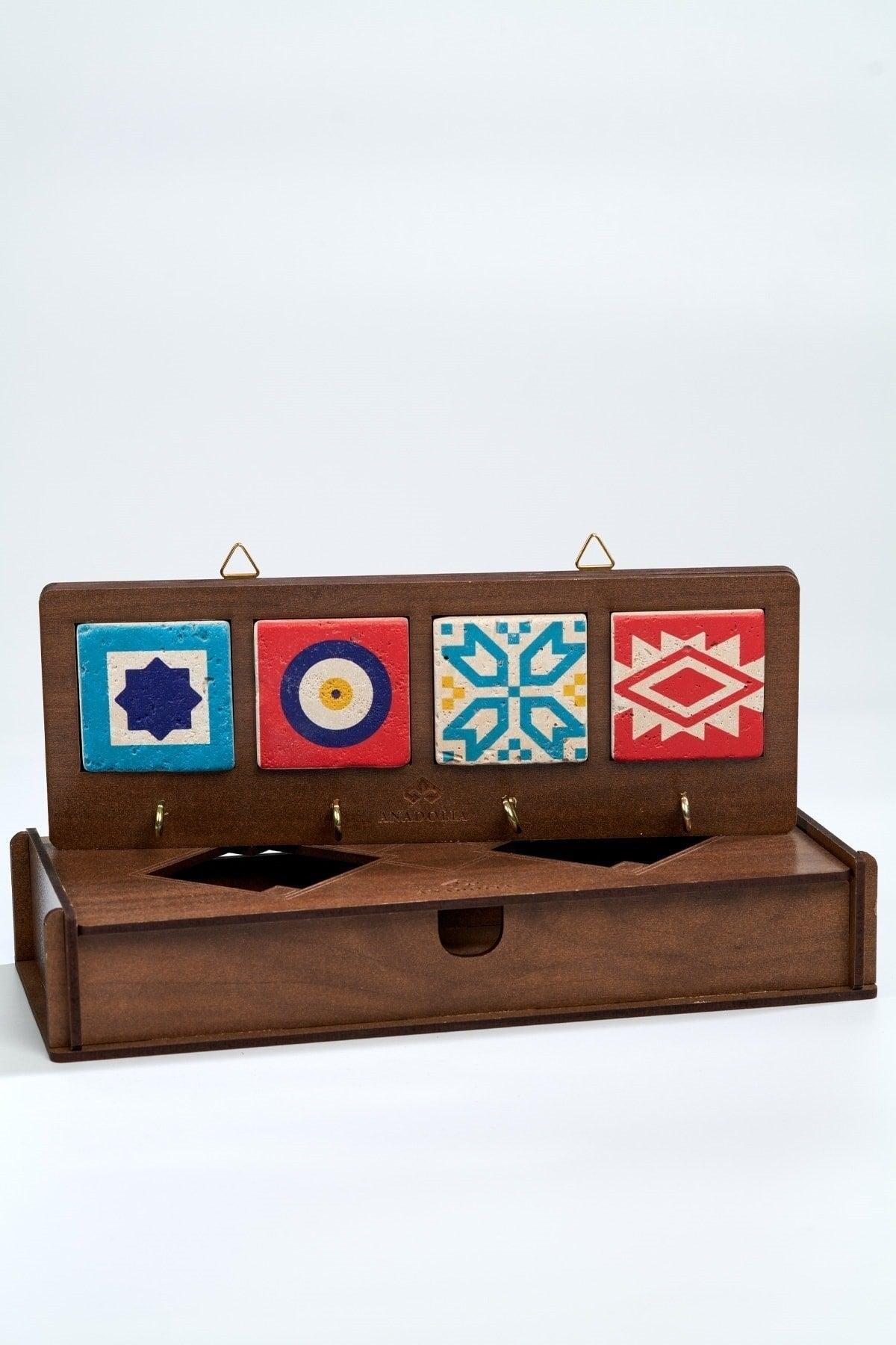 Turkey Design 4 Piece Travertine Decorative Hanger - Swordslife