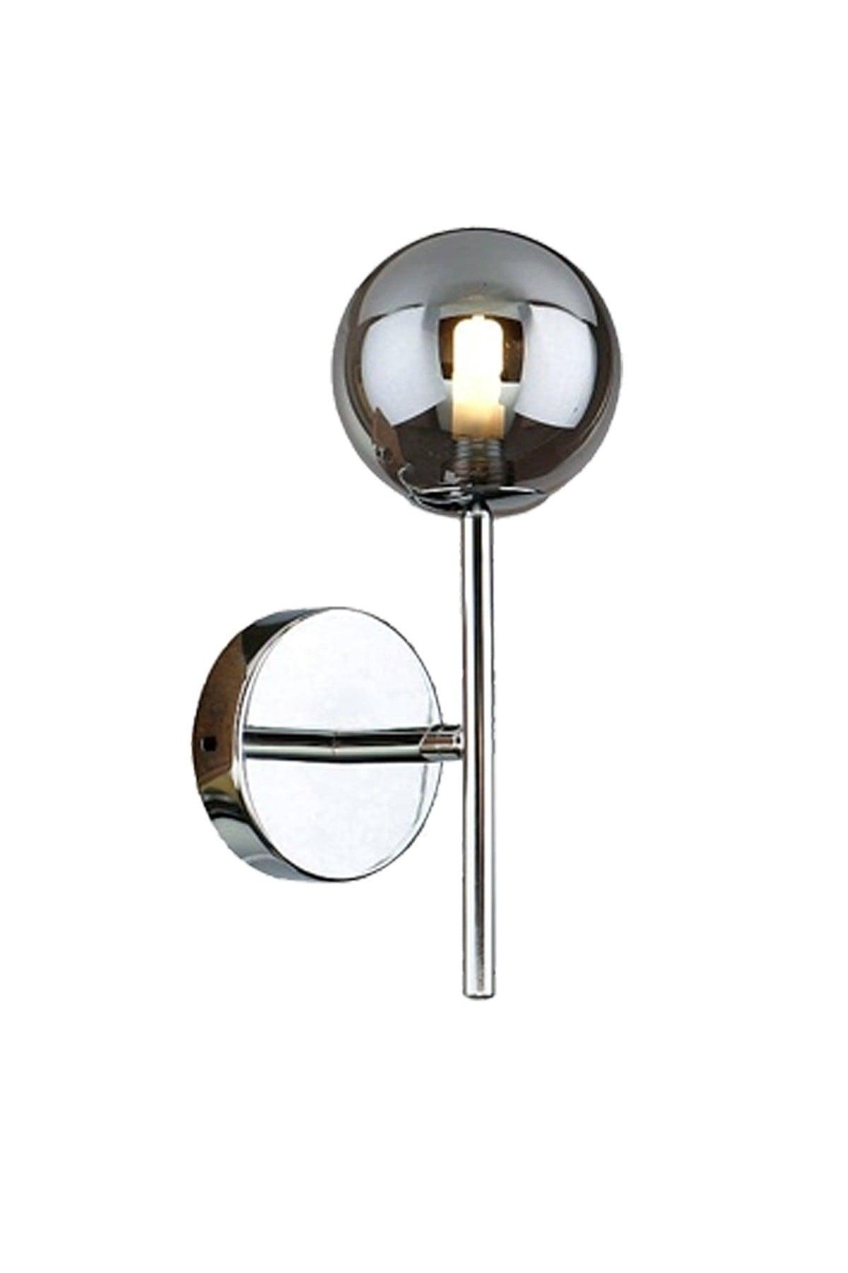 Tuscany Luxury Design Chrome Smoked Sconce - Swordslife